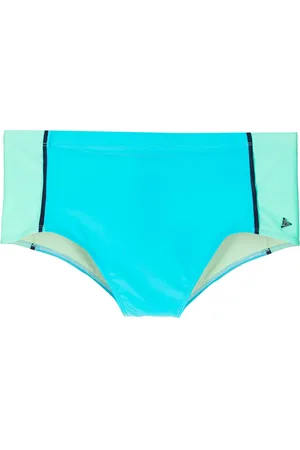 AMIR SLAMA Panelled piped-trim swim shorts