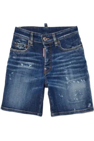 Dsquared2 Distressed denim shorts