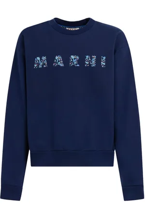 Marni Logo-print cotton sweatshirt