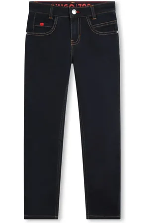 HUGO BOSS Mid-rise straight-leg jeans