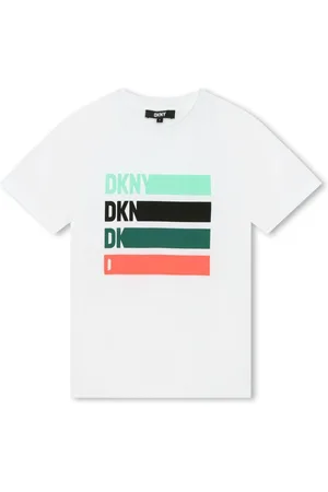 DKNY logo-print short-sleeved Cotton T-shirt - Farfetch