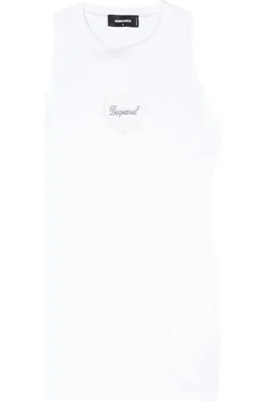 Dsquared2 Logo-embellished cotton mini dress