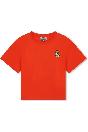 Kenzo Tiger-embroidered cotton T-shirt