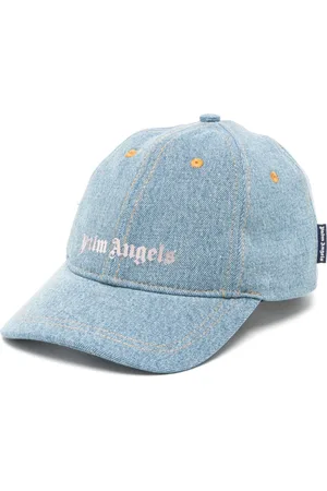 Palm Angels Logo-print denim cap