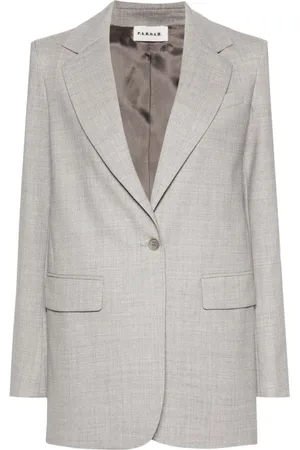 P.A.R.O.S.H. Single-breasted virgin wool-blend blazer