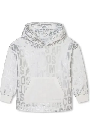 Marc Jacobs Metallic-logo cotton hoodie