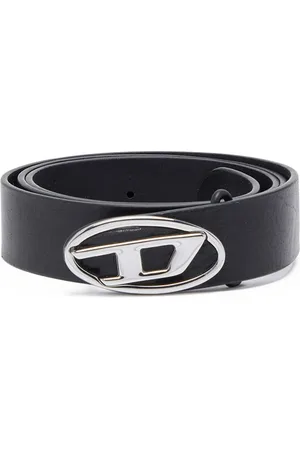 Diesel 1DR logo-buckle belt