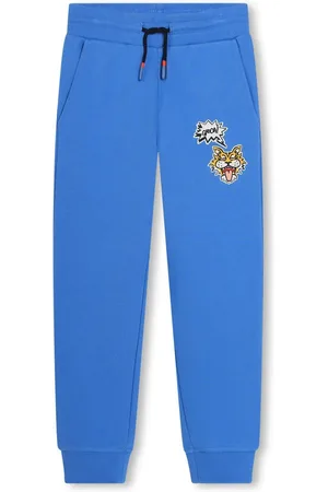 Kenzo Tiger-print cotton track pants