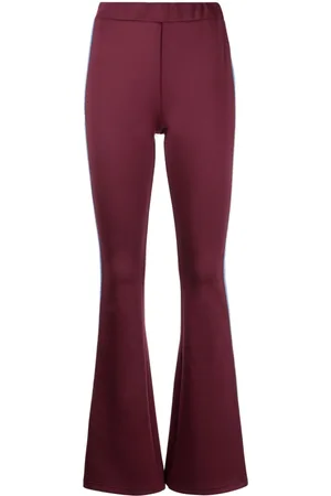 Izzue Side-stripe flared leggings
