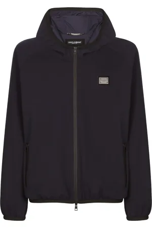 Dolce & Gabbana Logo-plaque hooded jacket