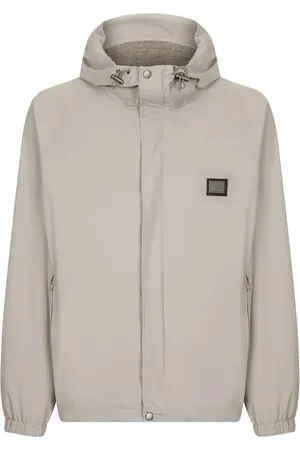 Dolce & Gabbana Logo-plaque hooded jacket
