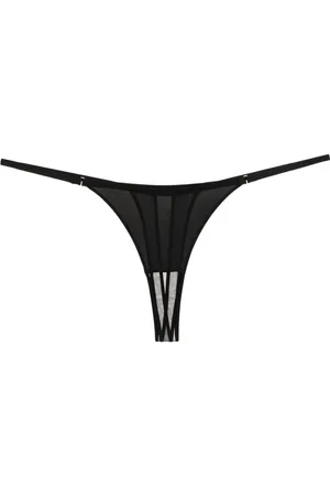 Open Thong - Black - Tapage Nocturne, MAISON CLOSE
