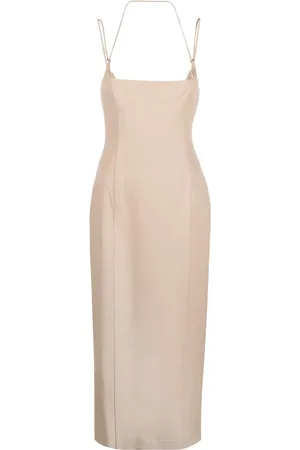 The Attico Panelled virgin-wool dress