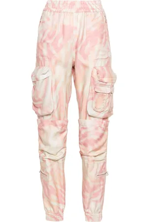 Diesel P-Mirow zebra-print trousers