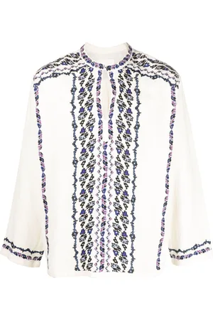 Isabel Marant Cikariah embroidered shirt