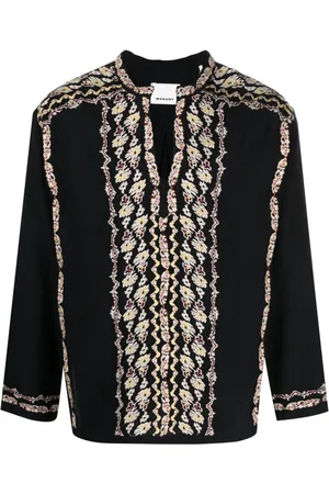 Isabel Marant Cikariah embroidered shirt