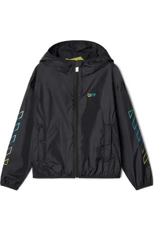 OFF-WHITE Arrow-print hooded windbreaker