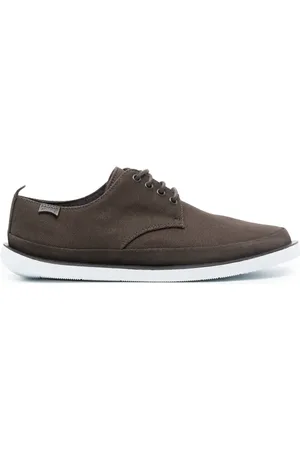 Camper Wagon logo-appliqué derby shoes
