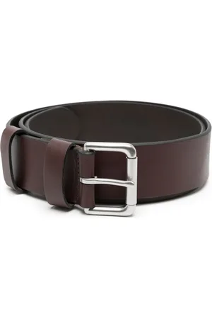 Ralph Lauren Roller logo-debossed leather belt