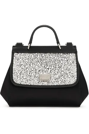 Dolce & Gabbana Mini Sicily crystal-embellished bag