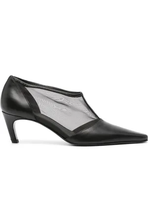 Totême T-Strap 60mm mesh pumps