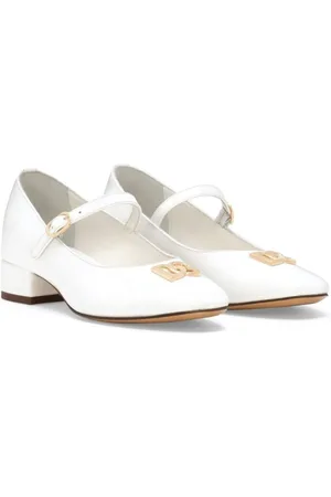Dolce & Gabbana Logo-plaque leather pumps