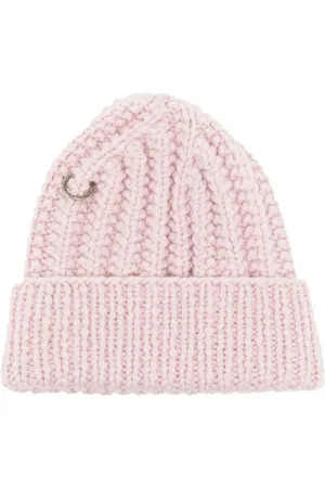 WERKSTATT:MÜNCHEN Ring-detail ribbed beanie