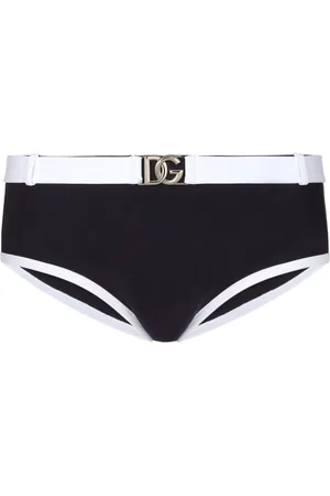 Dolce & Gabbana David logo-buckle swimming trunks