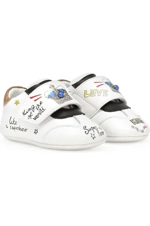 Dolce & Gabbana Graphic-print touch-strap sneakers