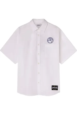 AMBUSH Logo-embroidered cotton shirt