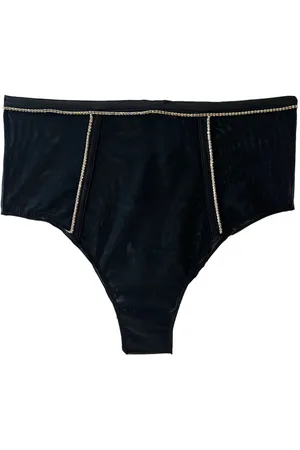 FLEUR DU MAL Brilliant high-waist cheeky briefs
