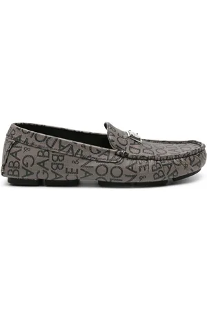 Dolce & Gabbana Logo-jacquard canvas loafers