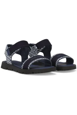 Dolce & Gabbana Logo-print leather sandals