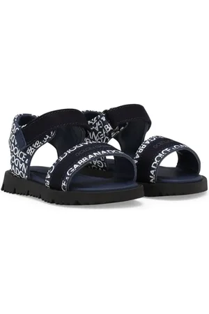 Dolce & Gabbana Logo-print leather sandals