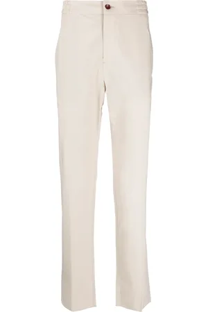 Etro Press-crease cotton trousers