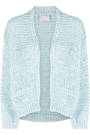 FORTE FORTE Open-knit open front cardigan