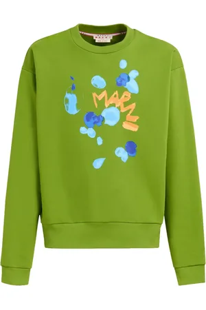 Marni Logo-print cotton sweatshirt