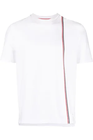 Thom Browne RWB stripe cotton T-shirt