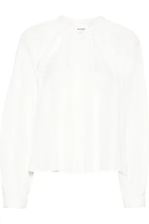 Marant Etoile Janelle crochet-detailed blouse