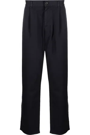 Missoni Logo-embroidered mid-rise chinos