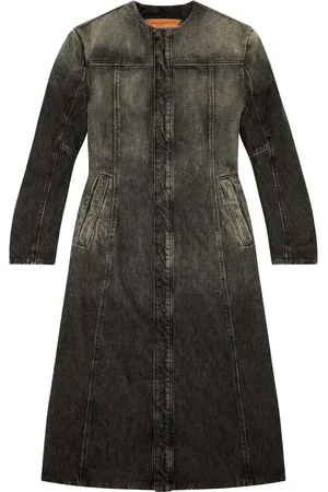 Diesel De-Sy-S collarless denim coat