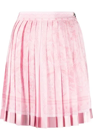 VERSACE Barocco pleated miniskirt