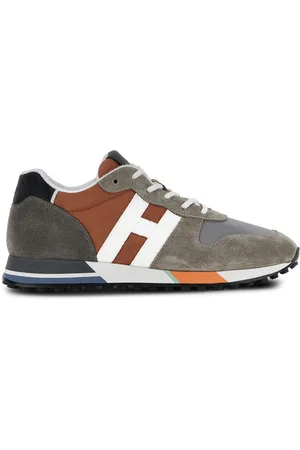 Hogan H383 panelled leather sneakers