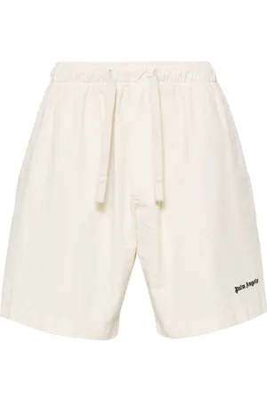 Palm Angels Logo-embroidered bermuda shorts