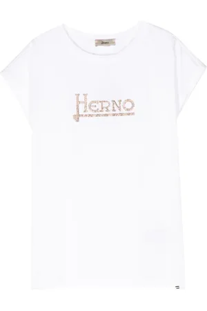 HERNO Studded-logo T-shirt