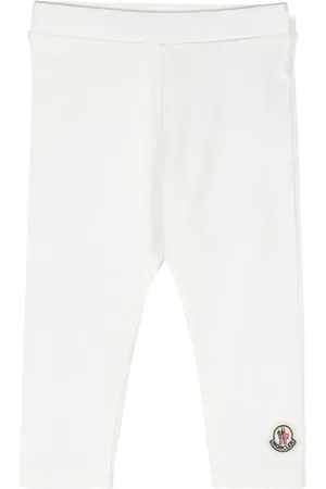 Moncler Logo-patch stretch-cotton leggings