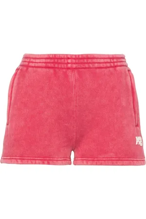 Alexander Wang Logo-embroidered track shorts