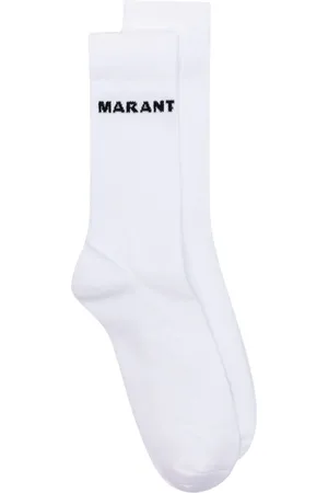 Isabel Marant Dawi intarsia-knit logo socks