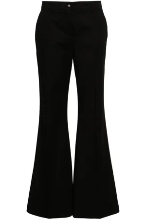 Dolce & Gabbana Mid-rise twill flared trousers