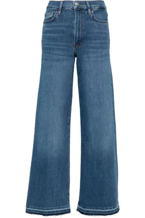 Frame Le Slim high-rise palazzo jeans